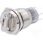 LAS1-AGQ-11X/21/G/24V/S, Переключатель: поворотный, Пол ...