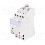 412533, Контактор 4-полюсный установочный, 230ВAC, 25А, NC x2 + NO x2