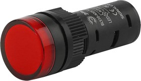 Лампа ЭРА BLS10-ADDS-230-K04-16E светосигнальная AD16DS LED матрица d16мм красный 230В AC Б0045616