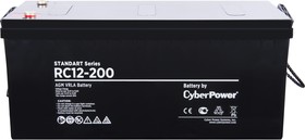 Фото 1/3 Батарея SS CyberPower Standart series RC 12-200 / 12V 200 Ah