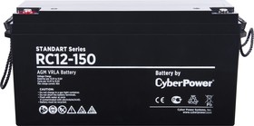 Фото 1/4 Батарея аккумуляторная для ИБП CyberPower Standart series RC 12-150, Аккумуляторная батарея SS CyberPower RC 12-150 / 12 В 155 Ач