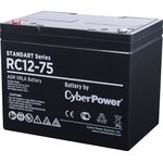 Аккумуляторная батарея SS CyberPower RC 12-75 / 12 В 75 Ач Battery CyberPower ...