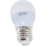 LLE-G45-5-230-30-E27, Лампа LED G45 шар 5Вт 230В 3000К E27 IEK