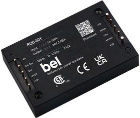 RQB-50Y28, Isolated DC/DC Converters - Chassis Mount DC-DC,14-160V Input, 28V/1.79A Output 50W RoHS