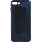Чехол "LP" для iPhone 7 Plus/8 Plus "Diamond Glass Case" (синий бриллиант/коробка)