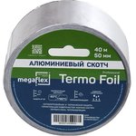алюминиевая клейкая лента termo foil (50 мм х 40 м) MEGTE.50.40