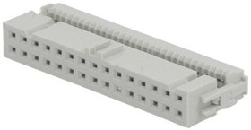 71600-130LF, Quickie IDC Receptacle, Wire to Board connector -Double row - 30 Positions - 2.54 mm (0.1 in.)
