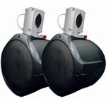 60-10021, 6 1/2" Marine Wakeboard Two-Way Speaker Pair - Black