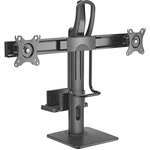 Кронштейн Exell EXi-MT52 для 2-х мониторов 17"-28",настольная подставка с вертикальной регулировкой 245-400 мм, VESA 100x100 мм, до 6 кг, на