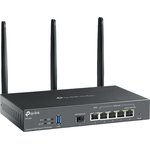 Межсетевой экран TP-Link Omada ER706W AX3000 10/100/1000BASE-TX/SFP черный