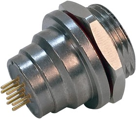 HS2P9F26-BPE, CIRCULAR CONNECTOR, RCPT, 9POS, PANEL