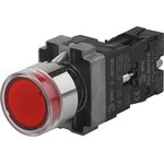 Кнопка управления ЭРА BBT50-BW-K04E LAY5-BW3461 с подсветкой красный 1з Б0045661