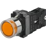 Кнопка управления ЭРА BBT50-BW-K05E LAY5-BW3561 с подсветкой желтый 1з Б0045662