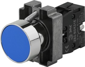 Кнопка управления ЭРА BBT60-BA-K07E LAY5-BA61 без подсветки синяя 1з Б0045669