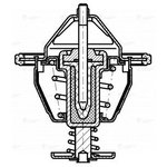 Термостат для а/м Mitsubishi Lancer IX 00-/Carisma 95- 88°С термоэл. LT1100