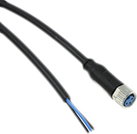 Фото 1/2 1-2273001-1, Straight Female 3 way M8 to Unterminated Sensor Actuator Cable, 1.5m
