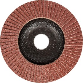 Круг лепестковый торцевой, прямой, оксид алюминия 125х22.2 мм, P-120 AF-FLAP-CN-125-P120-AO