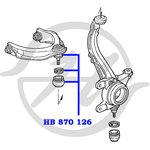 HB870126, Опора шаровая