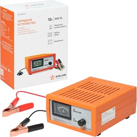 Фото 1/10 Зарядное устройство 0-10А 12В, амперметр, ручная регулировка зарядного тока, импульсное ACH-AM-18