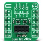 MIKROE-4241, 8-pin I2C Click Sensor Add-On Board