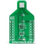 MIKROE-4266, Surface temp 2 Click Temperature Sensor Temperature Sensor Board ...