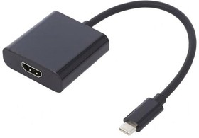 50375, Адаптер, USB 3.1, гнездо HDMI, вилка USB C, 0,23м, Цвет: черный