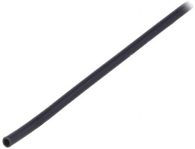 Фото 1/2 PVC125-1.5-BK-10, Электроизоляционная трубка, Мат-л: ПВХ, черный, -20-125°C, L: 10м
