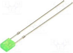 OSG8HA7BA4B, LED; rectangular; 3.2x3.2x4.15mm; yellow green; 68?100mcd; 100°