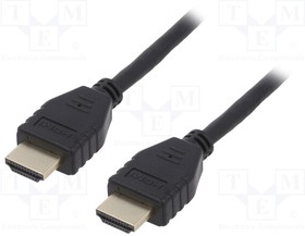 58267, Кабель; HDMI 2.0; вилка HDMI,вилка micro HDMI; 0,5м; черный