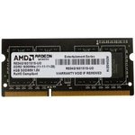 Память AMD 4Gb DDR3 1600MHz SO-DIMM R534G1601S1S-UO OEM PC3-12800 CL11 204-pin 1.5В