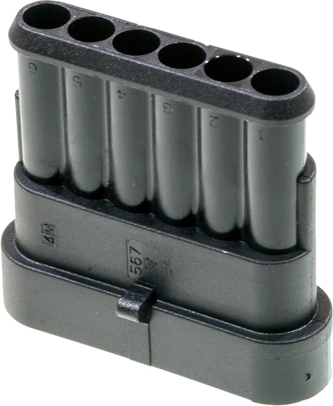 282108-1, Разъем Superseal 1.5, вилка, 6PIN, TE Connectivity