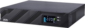 Фото 1/10 PowerCom Smart King Pro+ SPR-3000 LCD, ИБП SPR-3000 LCD линейно-интерактивный, 3000 ВA, 2400 Вт, LCD, Rack/Tower, 8 розеток IEC320 C13 и 1 р