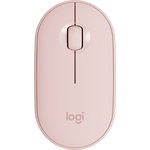 910-005717, Мышь, Logitech Wireless Mouse Pebble M350 ROSE