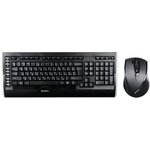 Keyboard + Mouse A4Tech 9300F Keyboard:Black Mouse:Black USB Wireless Multimedia