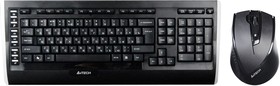 Фото 1/10 Клавиатура + мышь A4Tech 9300F клав:черный мышь:черный USB беспроводная Multimedia