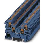 1079006, PTV Series Blue Feed Through Terminal Block, 0.14 2.5mm², Single-Level ...