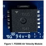 FS3000-1005, Air Flow Sensor, 7 m/sec, I2C Digital, 3 VDC