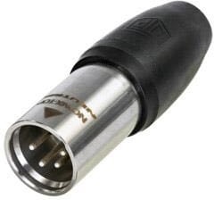 NC4MX-TOP, XLR Connectors Cable end TOP series 4 pin male - nickel/gold