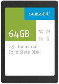 SFSA064GQ1AA4TO- I-QC-226-STD, Solid State Drives - SSD 64 GB - 5 V X-600 SLC -40/+85C