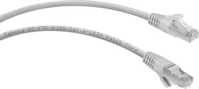 Экранированный патч-корд F/UTP, категория 6, 2xRJ45/8p8c, серый, LSZH, 1.5м PC-FTP-RJ45- Cat.6-1.5m-LSZH