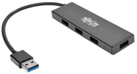 U360-004-SLIM, Interface Modules 4 PORT SLIM USB HUB WITH CABLE
