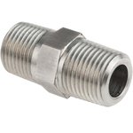 Stainless Steel Pipe Fitting Hexagon Nipple Joint, Male NPT 1/2in x Male NPT 1/2in