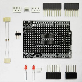 206-0004-02, Component Kits 1.27mm Pitch SOIC Surface Mount Prototyping shield for Arduino (With Components)