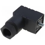 GDS 307 BLACK, Cable socket, Socket, 250V, 6A, Contacts - 4