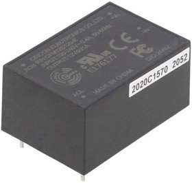 Фото 1/2 CFM12S120-E, Switching Power Supplies AC-DC Module, 12 Watt, Open Frame, Encapsulated, 90-264VAC Input, 12VDC Output