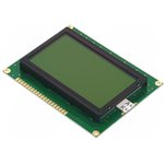 RG12864A-YHY-X, Дисплей: LCD, графический, 128x64, STN Positive, желто-зеленый