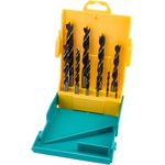Набор спиральных сверл по дереву CV 3-12 мм 10 пр. TD24646