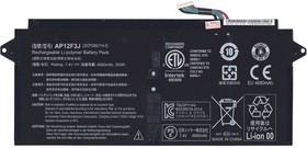 Фото 1/3 Аккумулятор AP12F3J для ноутбука Acer Aspire S7-391 7.4V 4400mAh черный Premium