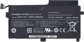 Фото 1/3 Аккумулятор AA-PBVN3AB для ноутбука Samsung 370R5E 11.1V 43Wh (3800mAh) черный Premium