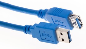 Фото 1/4 ACU302-3M, Aopen USB 2.0 Type-AM - USB 2.0 Type-AF 3м, Кабель
